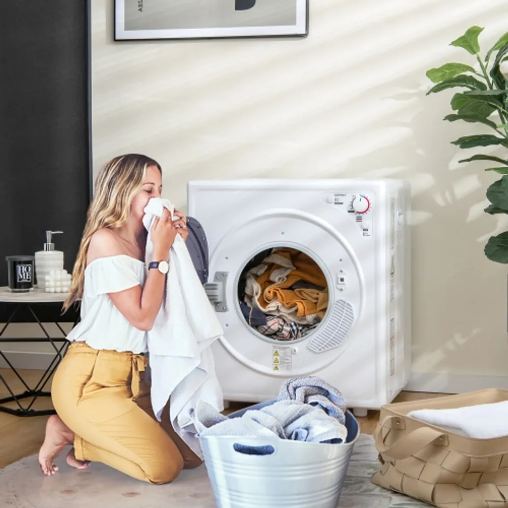 Costway 5.5 lbs portable mini store compact washing machine electric laundry