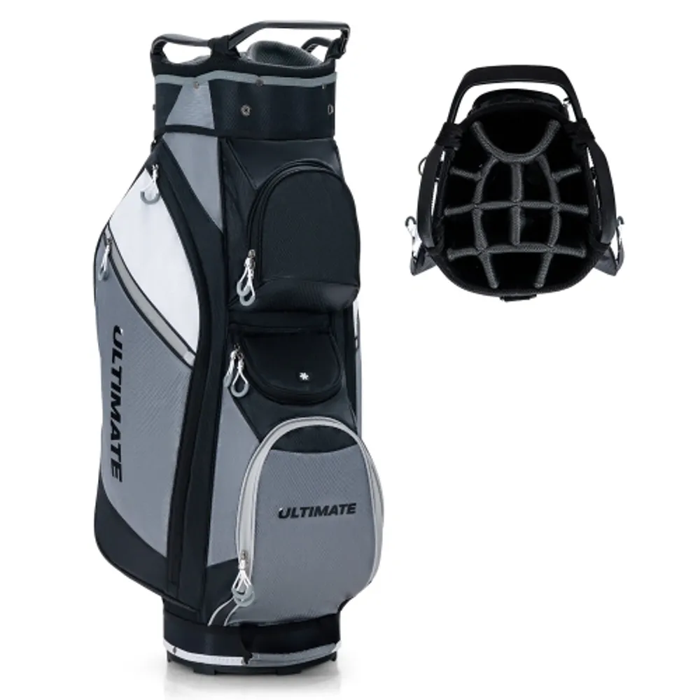 Golf stand store bag with cooler