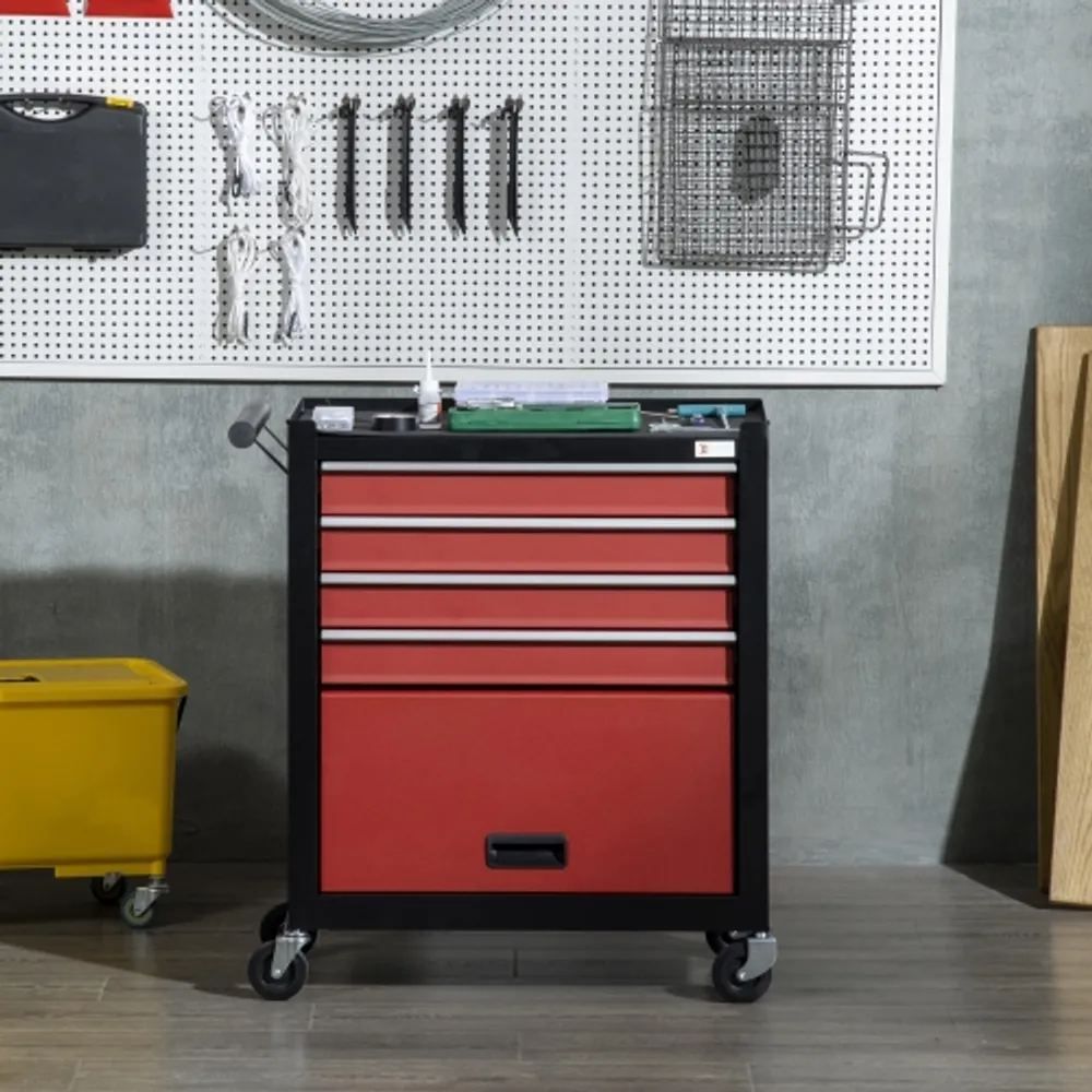 4 drawer store portable tool chest