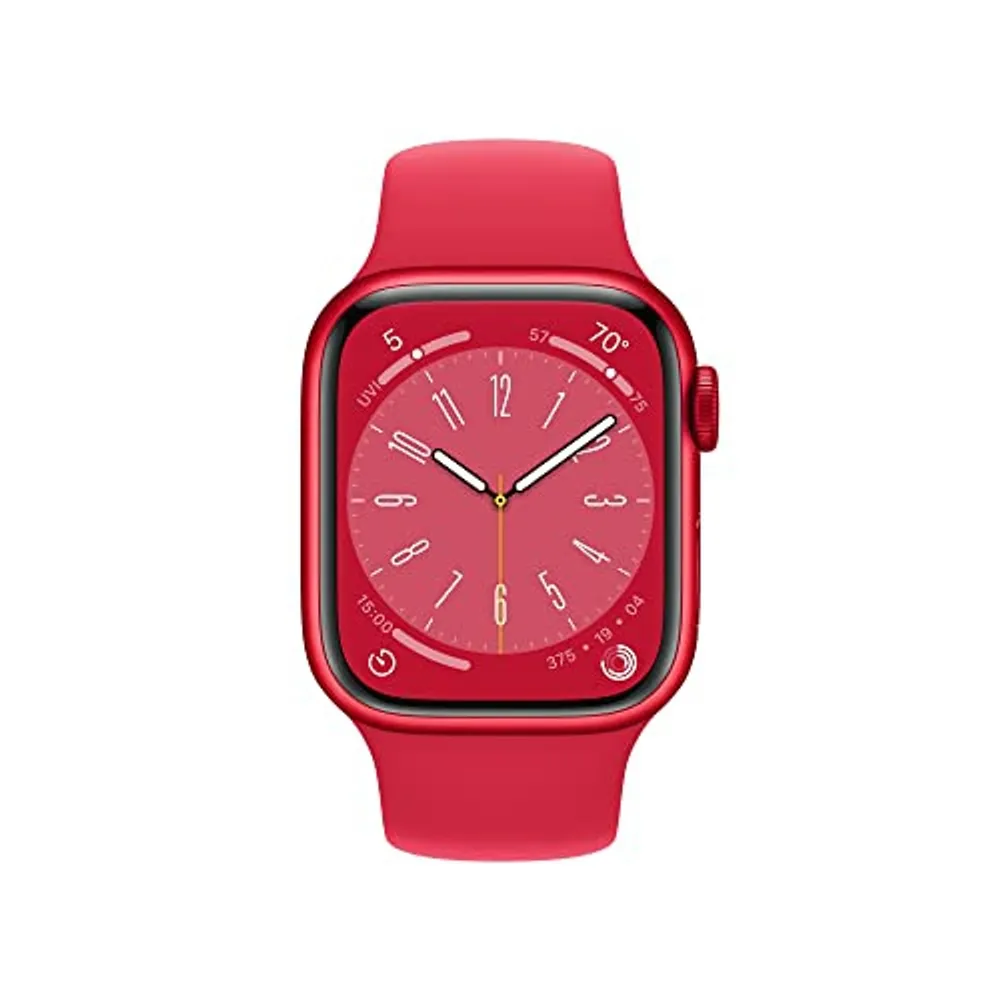 Apple Watch Series 8 [GPS 41mm] Smart Watch with Red Aluminum Case