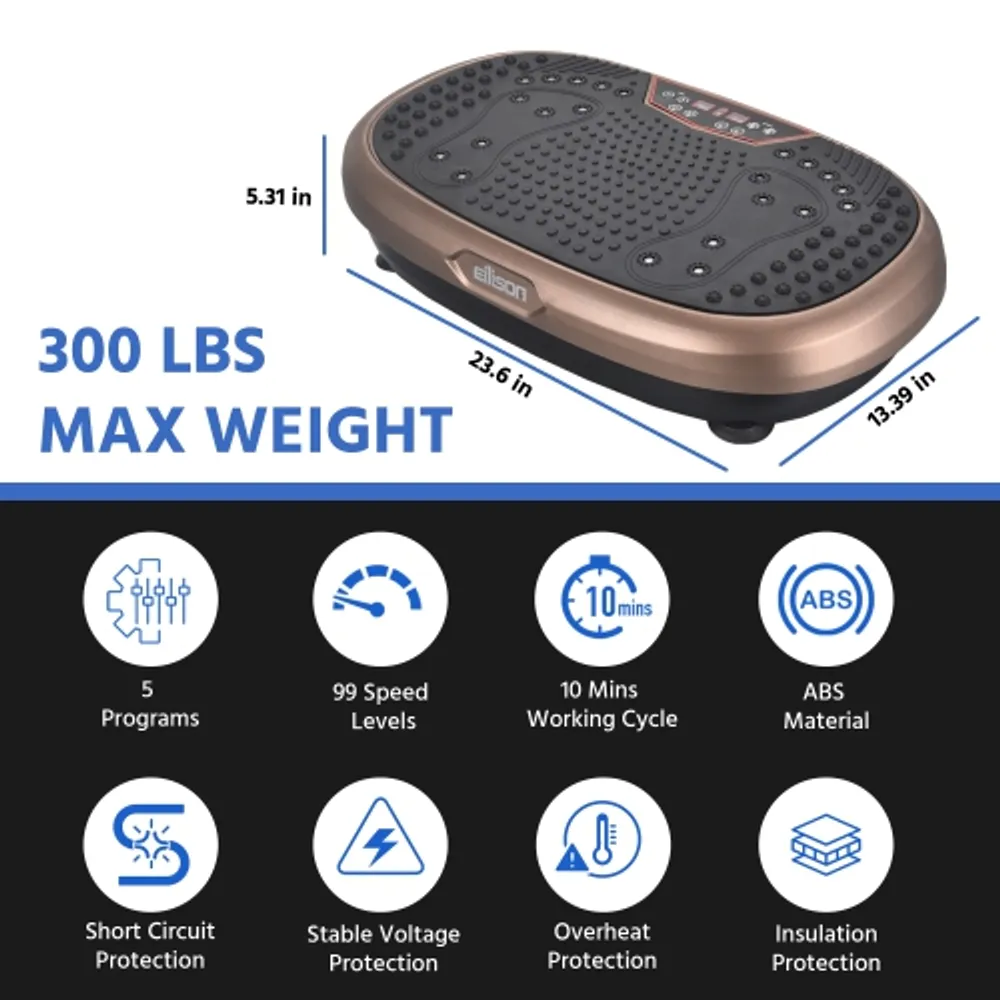 EILISON Fitpro Vibration Plate Exercise Machine Body Vibration