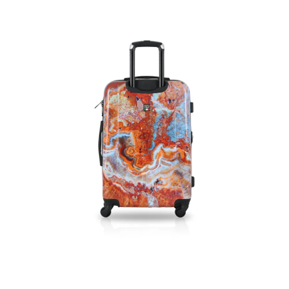 Marble travel suitcase hot sale