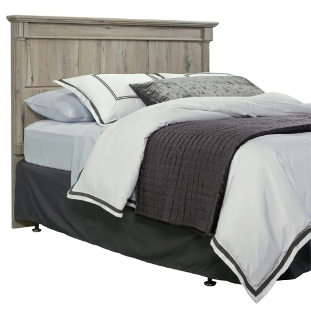 Sauder Palladia Contemporary Wood Full and Queen Headboard in Split Oak