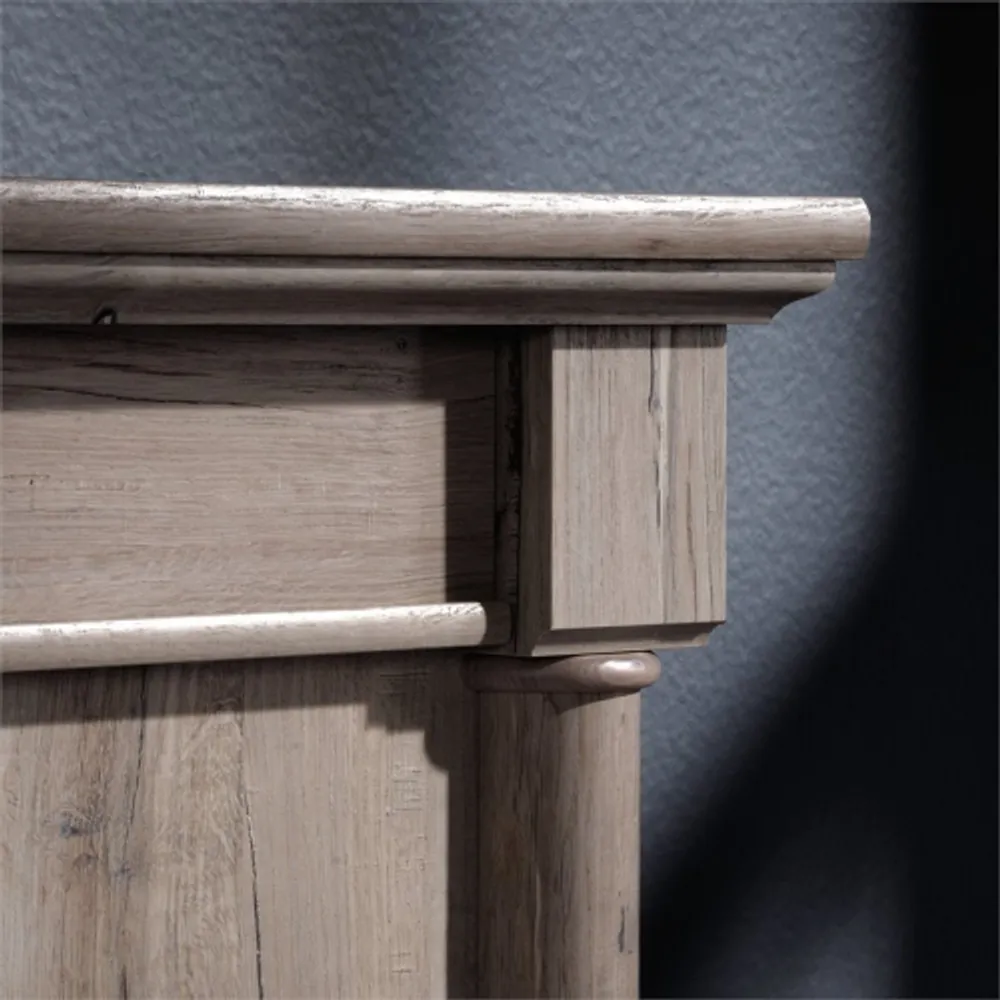 Sauder Palladia Contemporary Wood Full and Queen Headboard in Split Oak