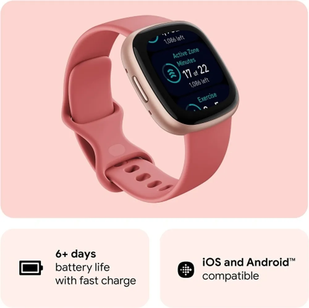Fitbit Versa 4 Fitness Smartwatch with Daily Readiness Gps 24 7