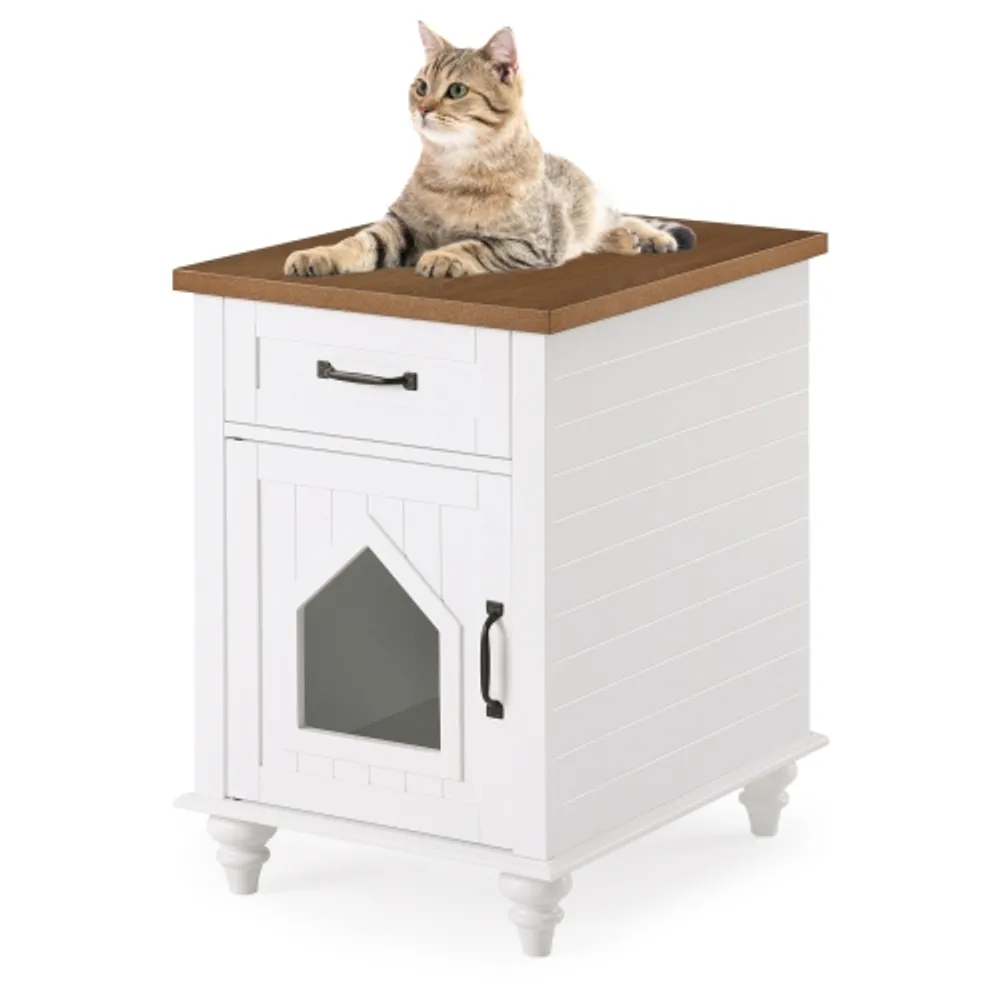 Cat box top side table