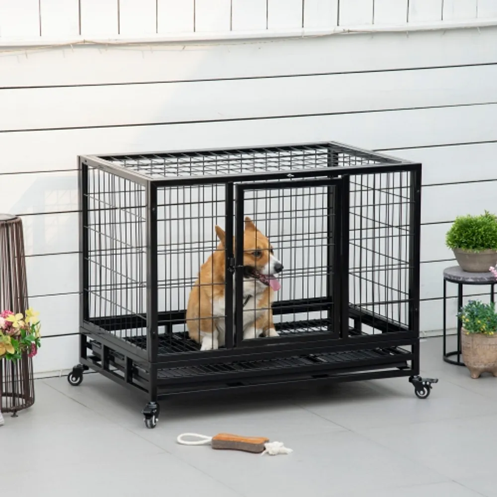 36 x 24 shop dog crate tray