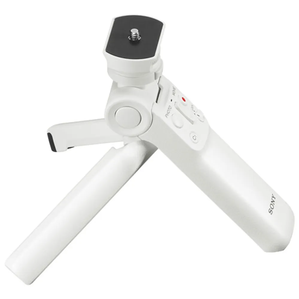 Sony Bluetooth Shooting Grip with Tripod (GPVPT2BT/W) - White