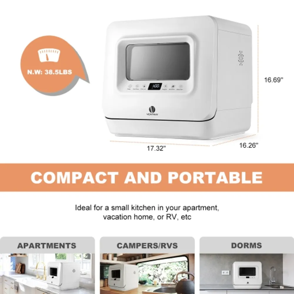 Refurbished countertop dishwasher deals