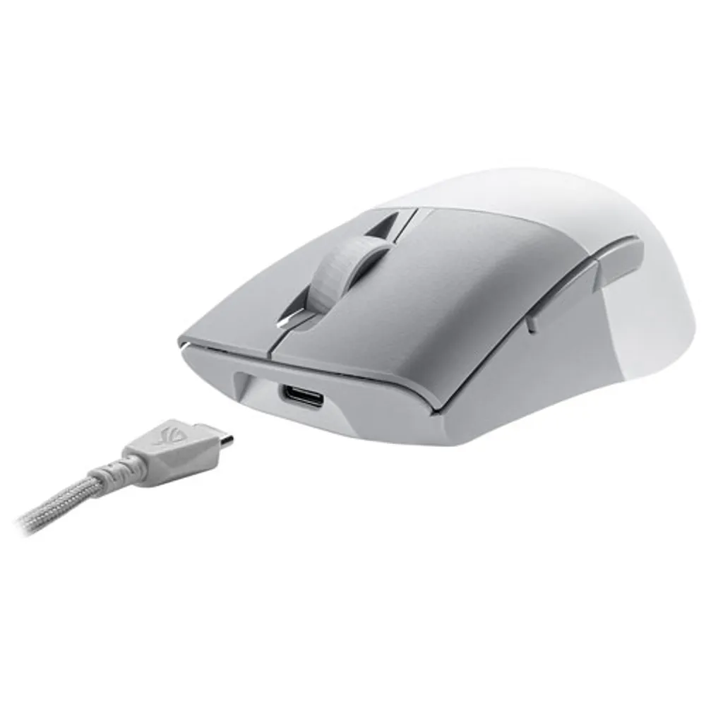 ASUS ROG KERIS Aimpoint 36000 DPI Wireless Gaming Mouse - White