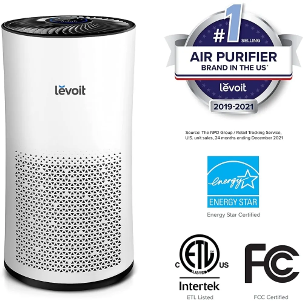 Levoit compact true hepa store tower air purifier