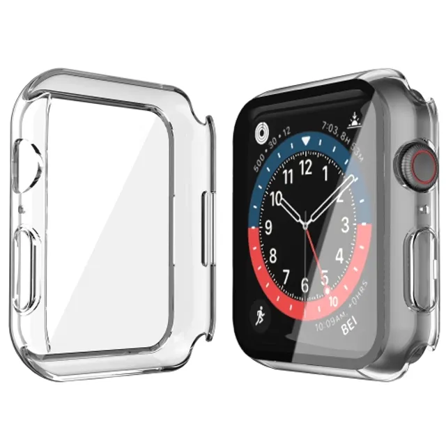HLD 2 Pack Langboom Transparent Hard Case Compatible for Apple