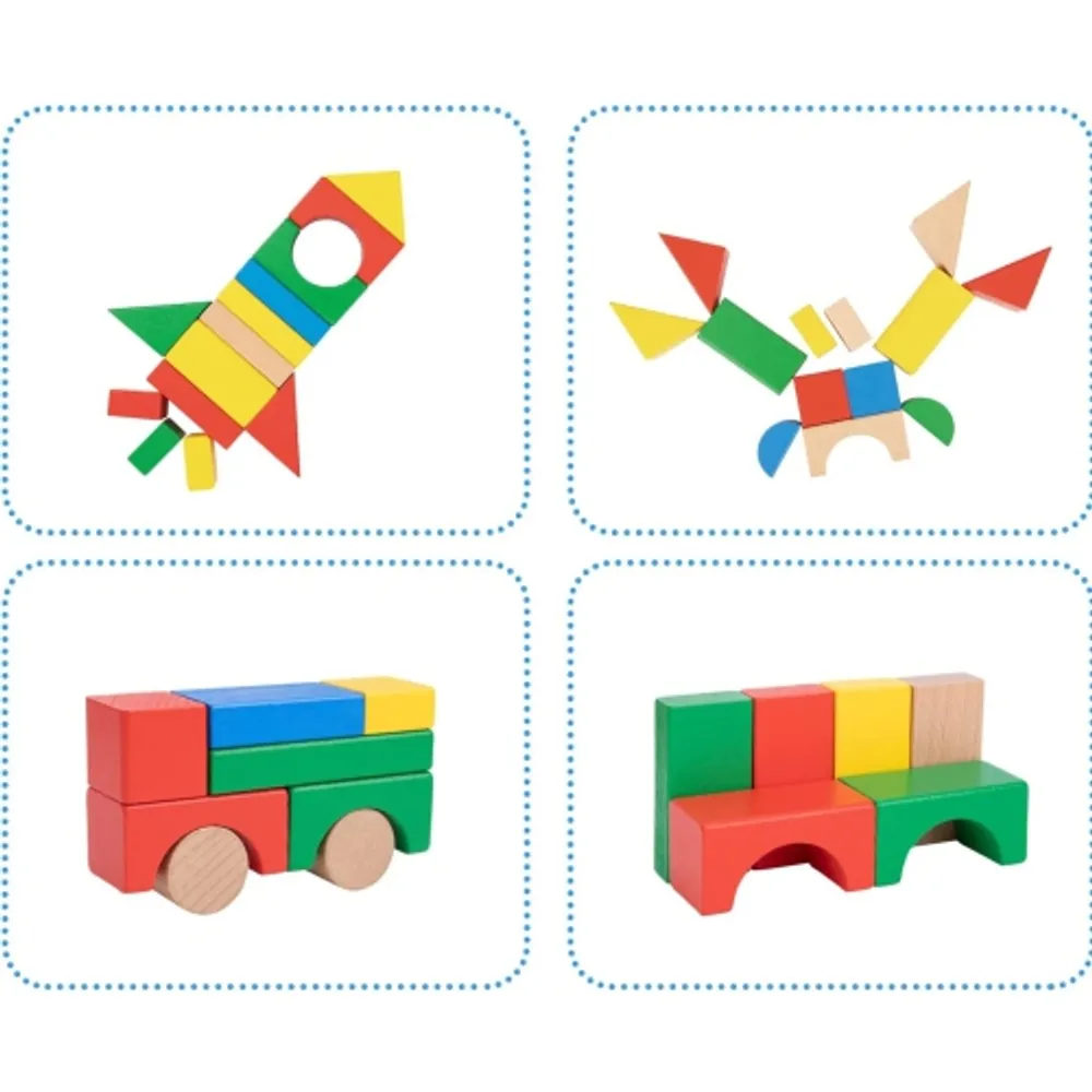 Wooden building blocks for 1 year old hotsell