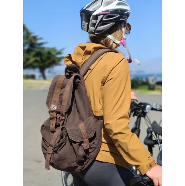 Gootium 21101 specially high outlet density thick canvas backpack rucksack