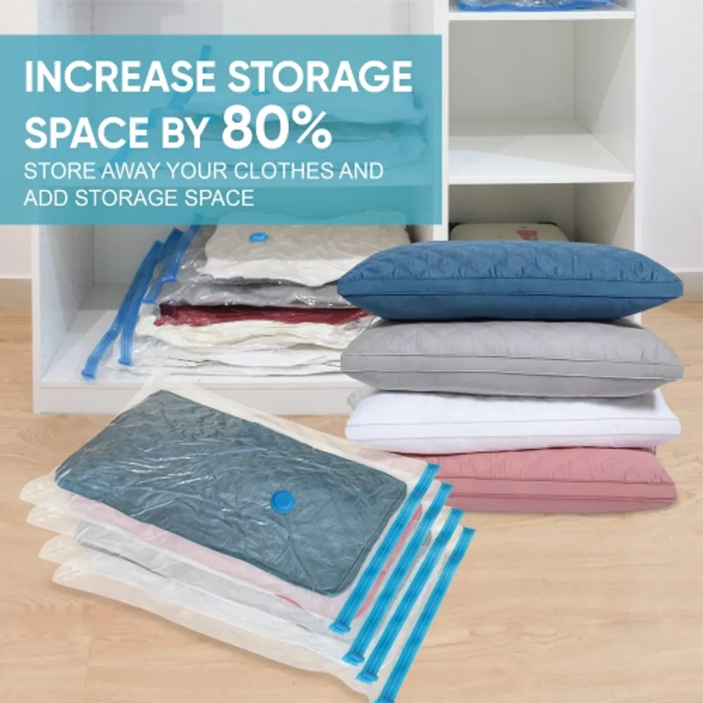 Jumbo vacuum store storage bags