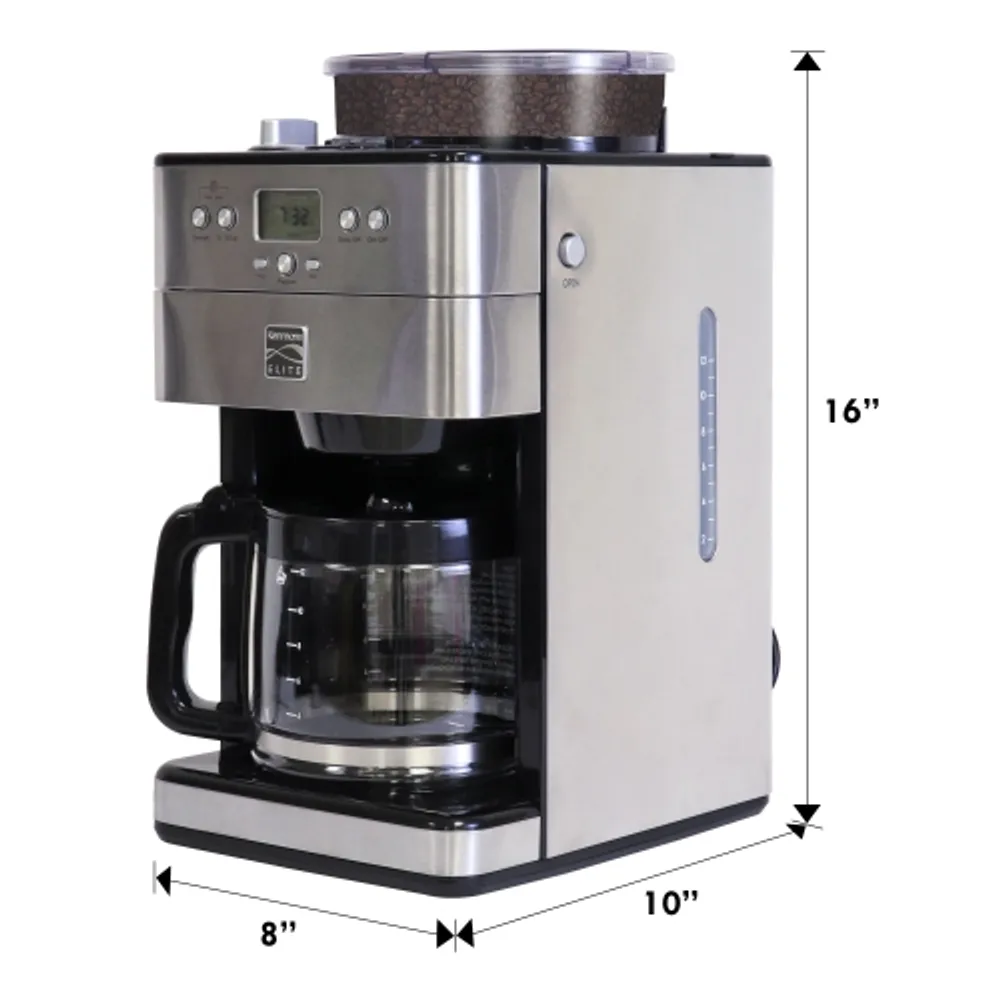 Kenmore Elite Grind and Brew Coffee Maker w/ Burr Grinder, 12 Cup
