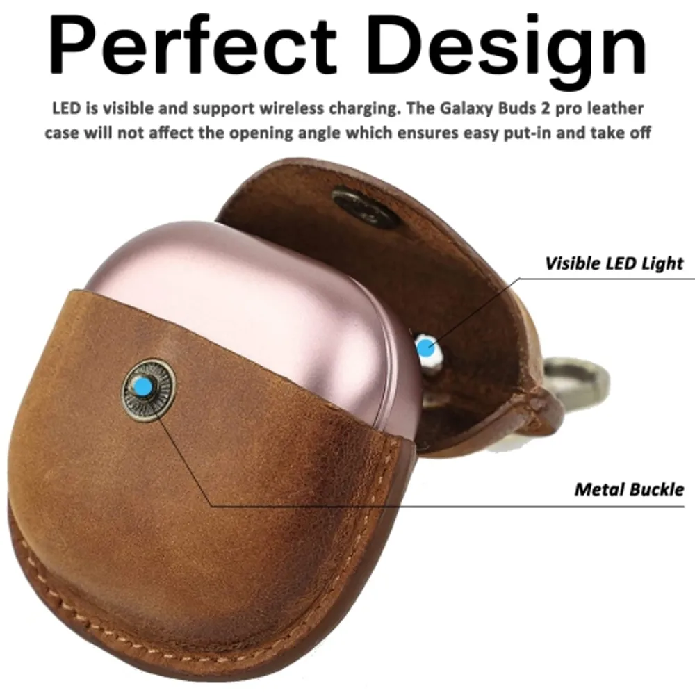 Galaxy buds leather hotsell case