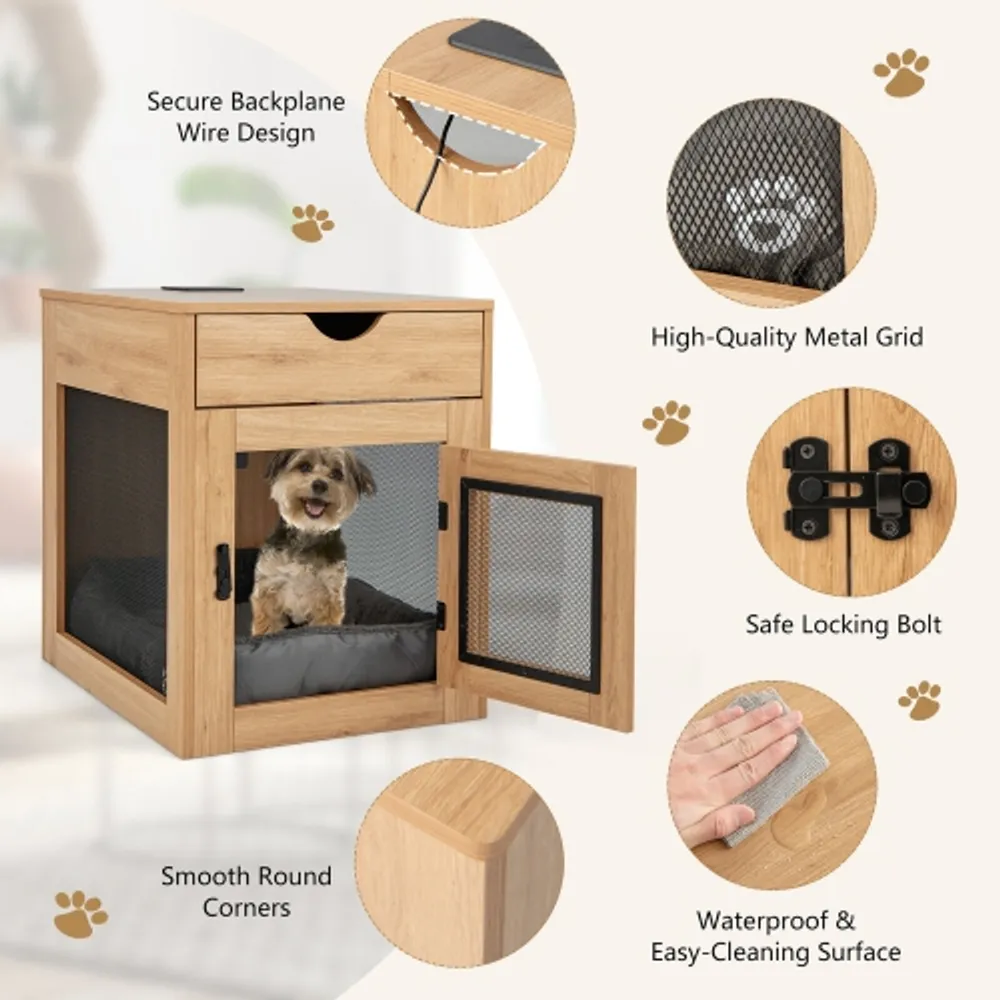 Gymax on sale dog kennel