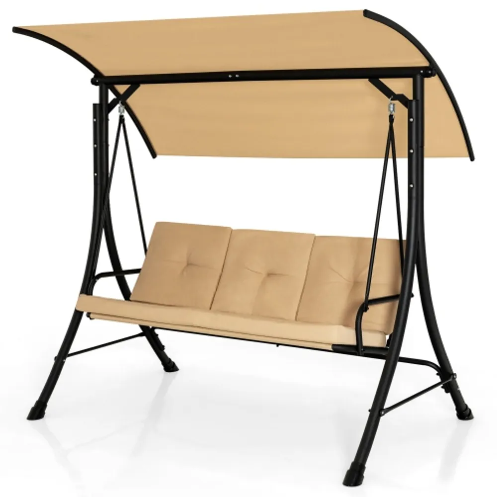 Gymax outdoor swing canopy patio swing chair store