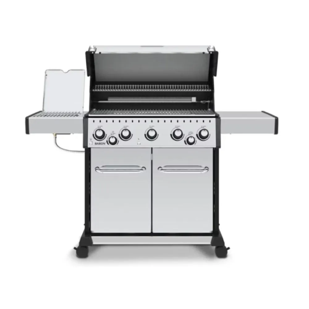Broil King Baron S590 PRO IR 5 Burner 50 000 BTU Natural Gas Grill