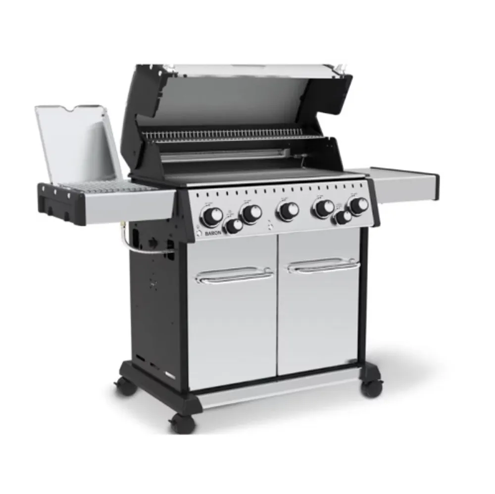 Broil King Baron S590 PRO IR 5 Burner 50 000 BTU Natural Gas Grill
