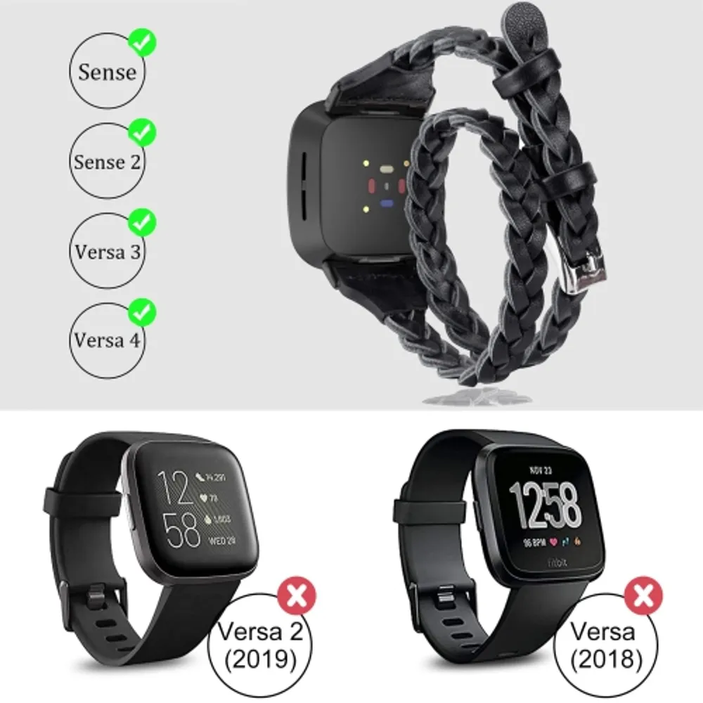 Fitbit versa cheap double wrap band