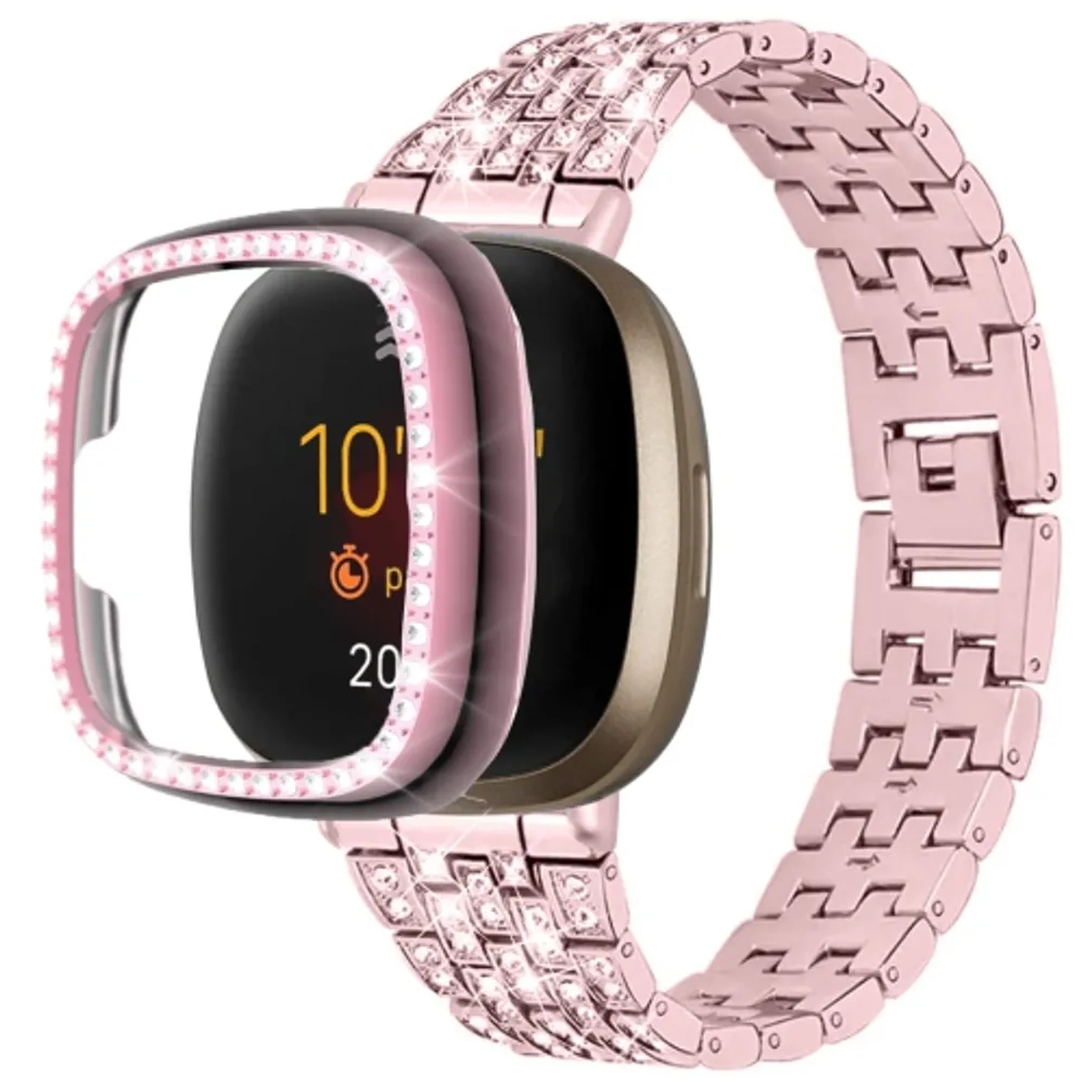 Gold fitbit 2024 versa band