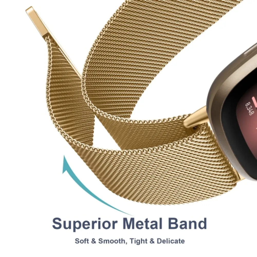 HLD Metal Band for Fitbit Sense 2 Sense Bands Fitbit Versa 4