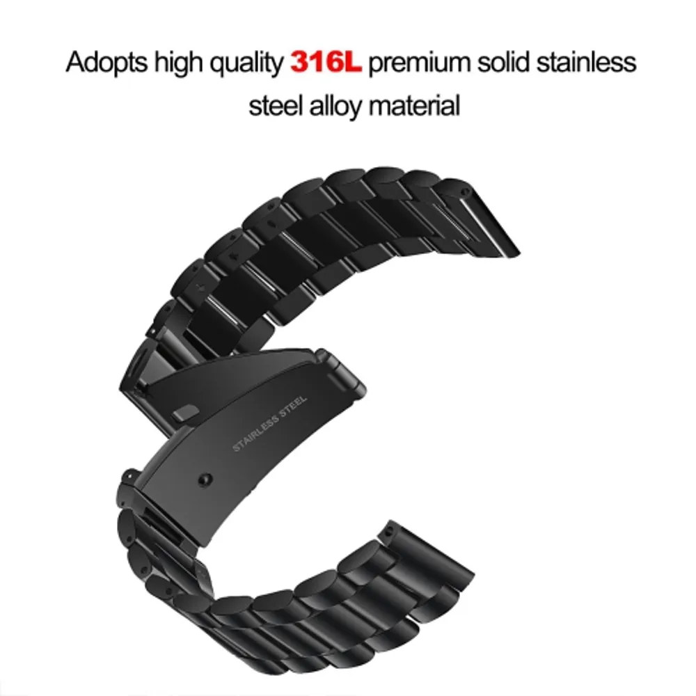 Fitbit versa band metal black stainless steel outlet