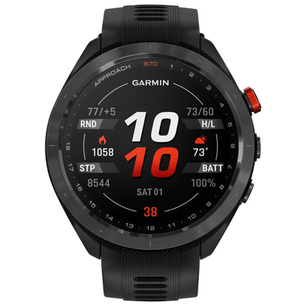 Garmin Approach S70 47mm Golf GPS Smartwatch - Black | Galeries de