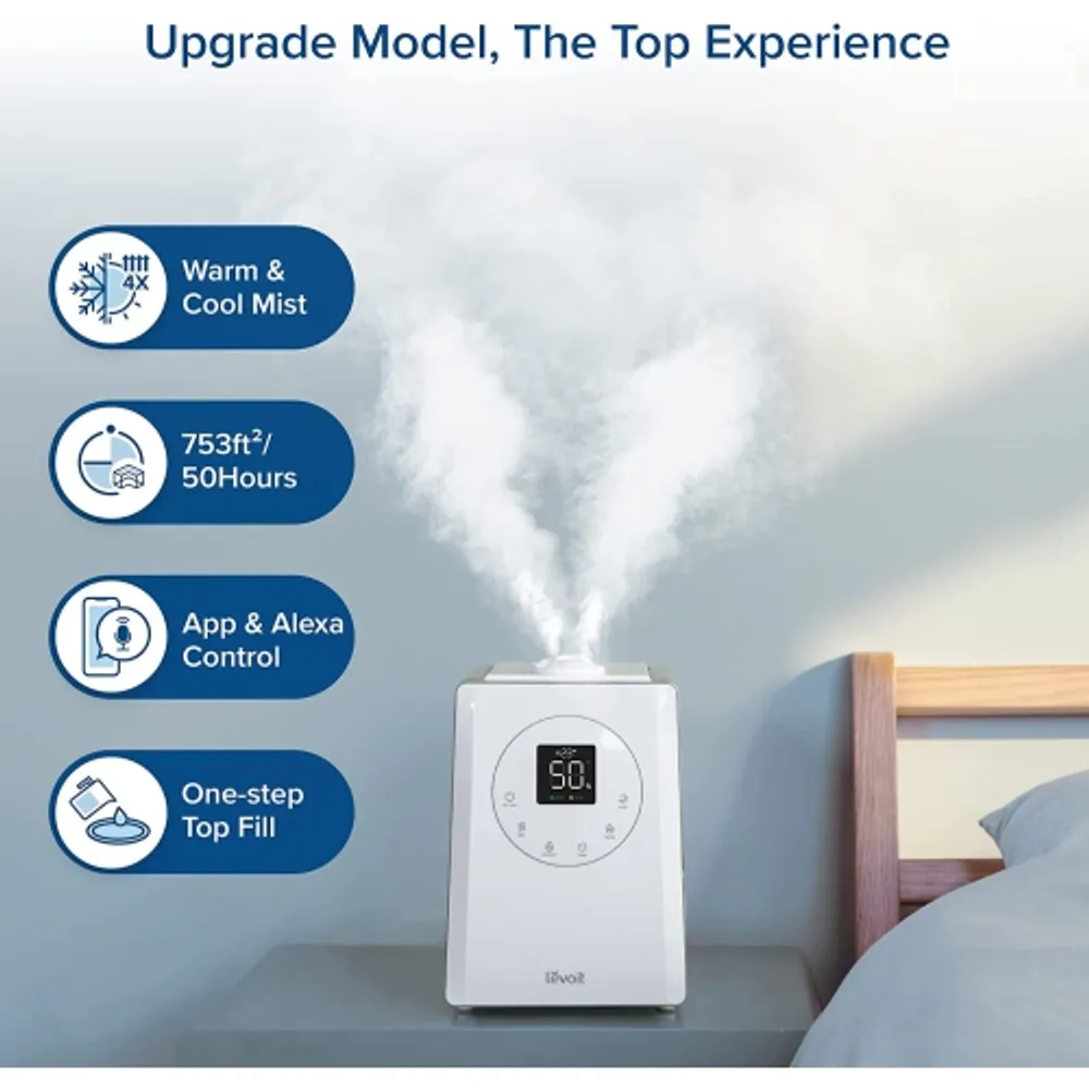 Large warm clearance humidifier