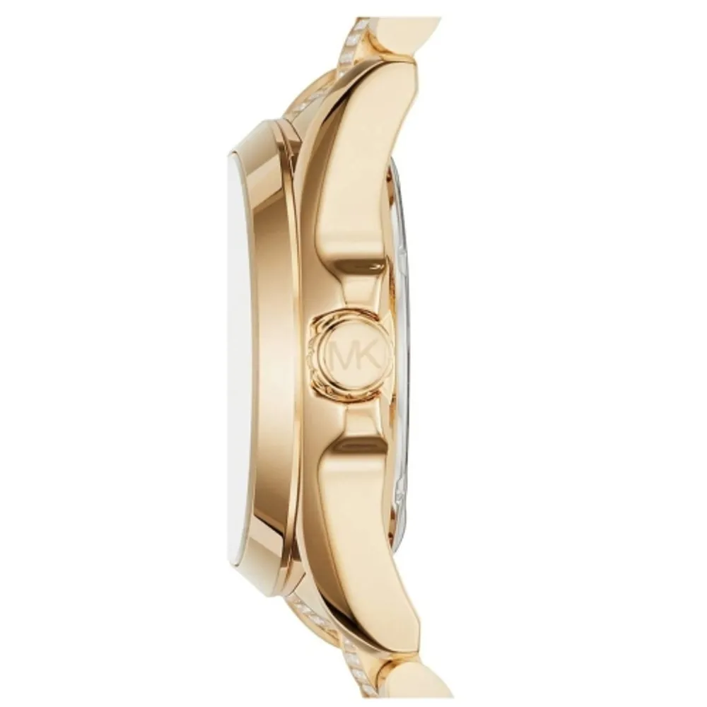 Michael Kors Bradshaw Gold Dial Gold Stainless Steel Strap Watch