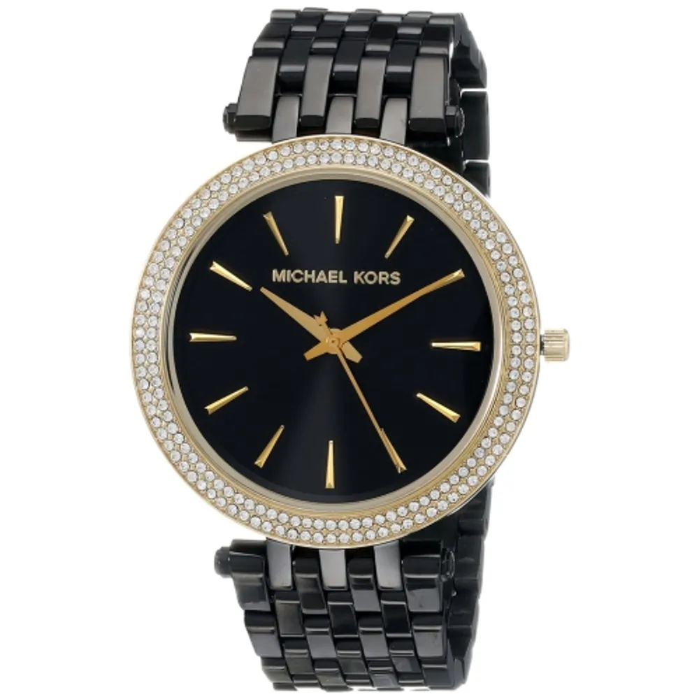 Michael kors sales darci watch black
