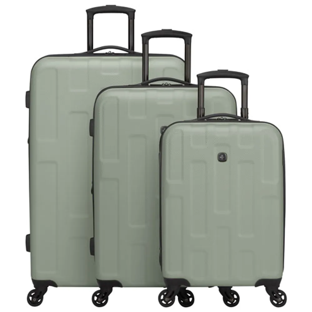 Swiss gear 3 hotsell piece silver luggage set