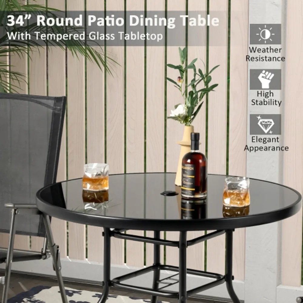 34 inch round dining table deals