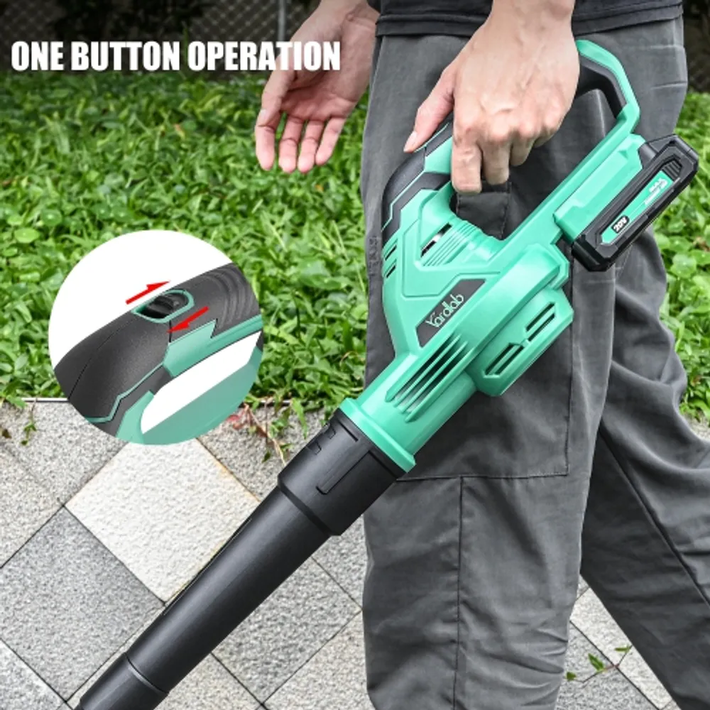Battery lawn deals blower
