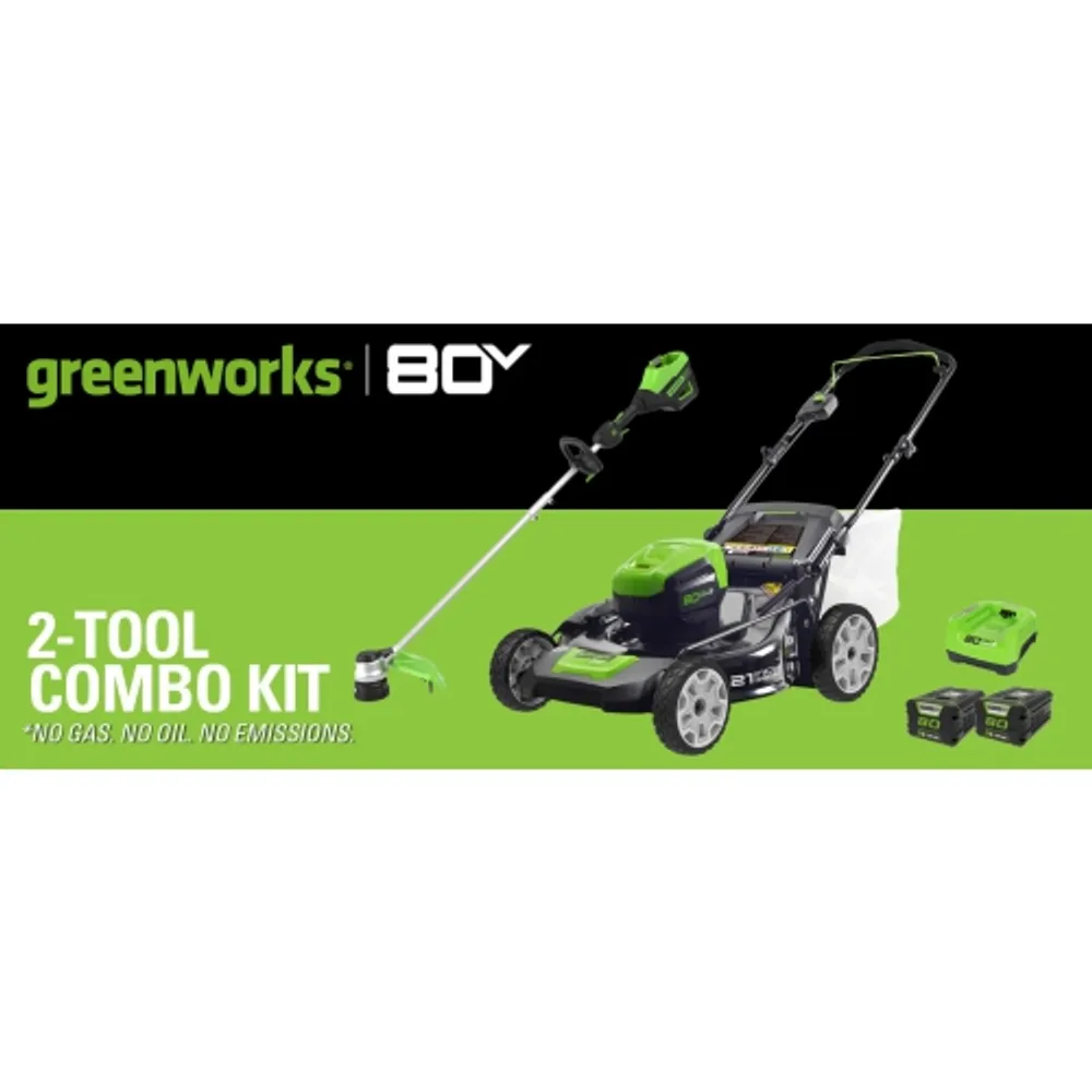 Greenworks lawn shop trimmer