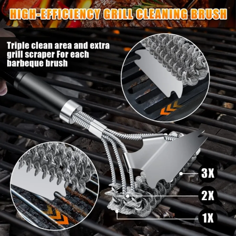 Bbq on sale cleaning brushes