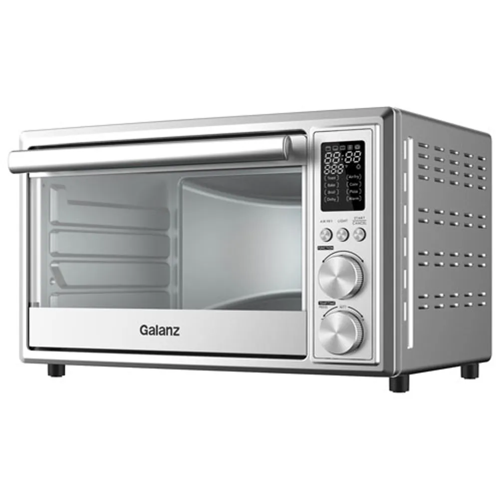 Galanz Air Fryer Toaster Oven 0.9 Cu. Ft. Stainless Steel