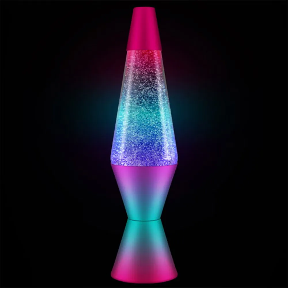 Brookstone glitter lamp discount