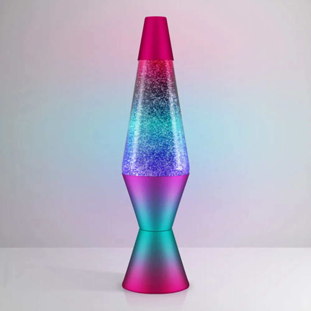 Brookstone deals glitter lamp