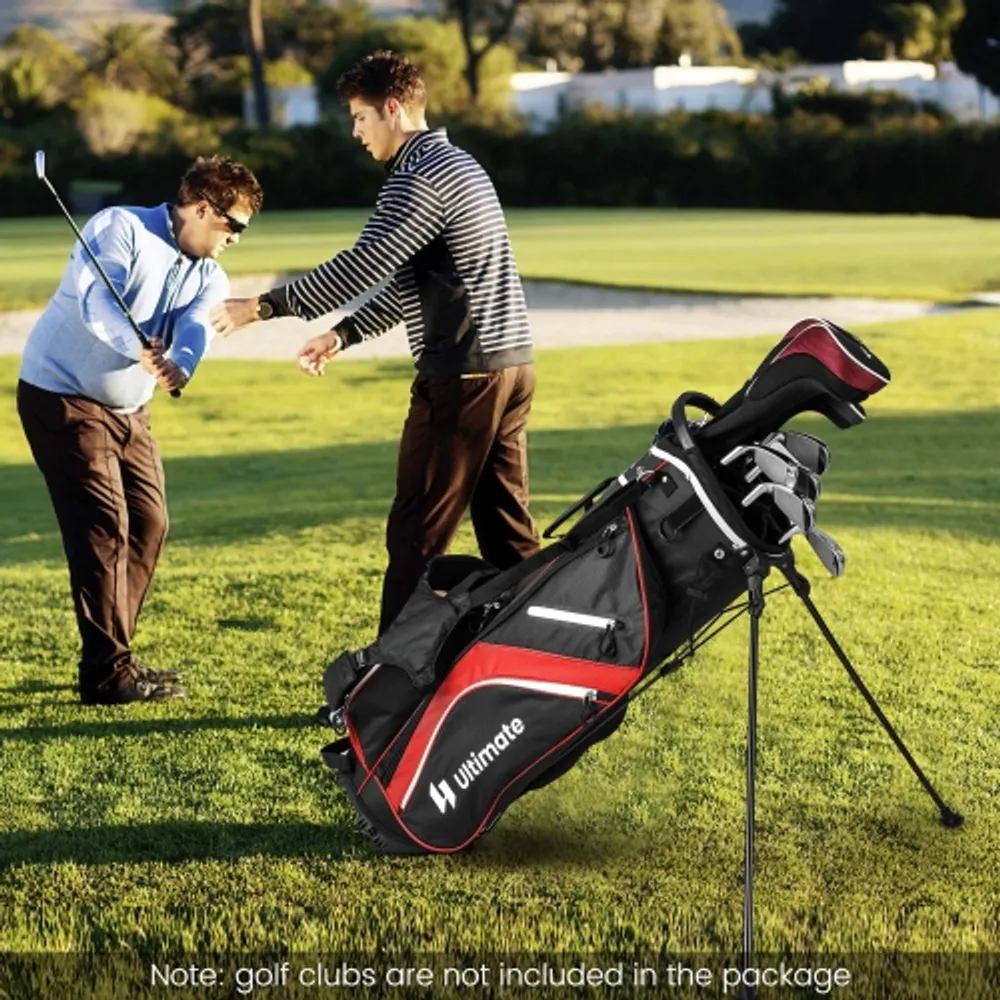 Costway Lightweight Golf Stand Bag with 14 Way Top Dividers 6
