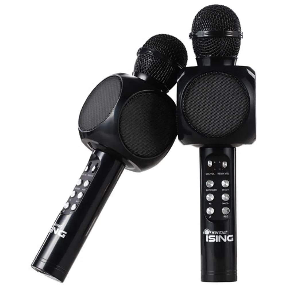 Ising Dual Wireless Karaoke Microphones with Built In Speaker ISK102