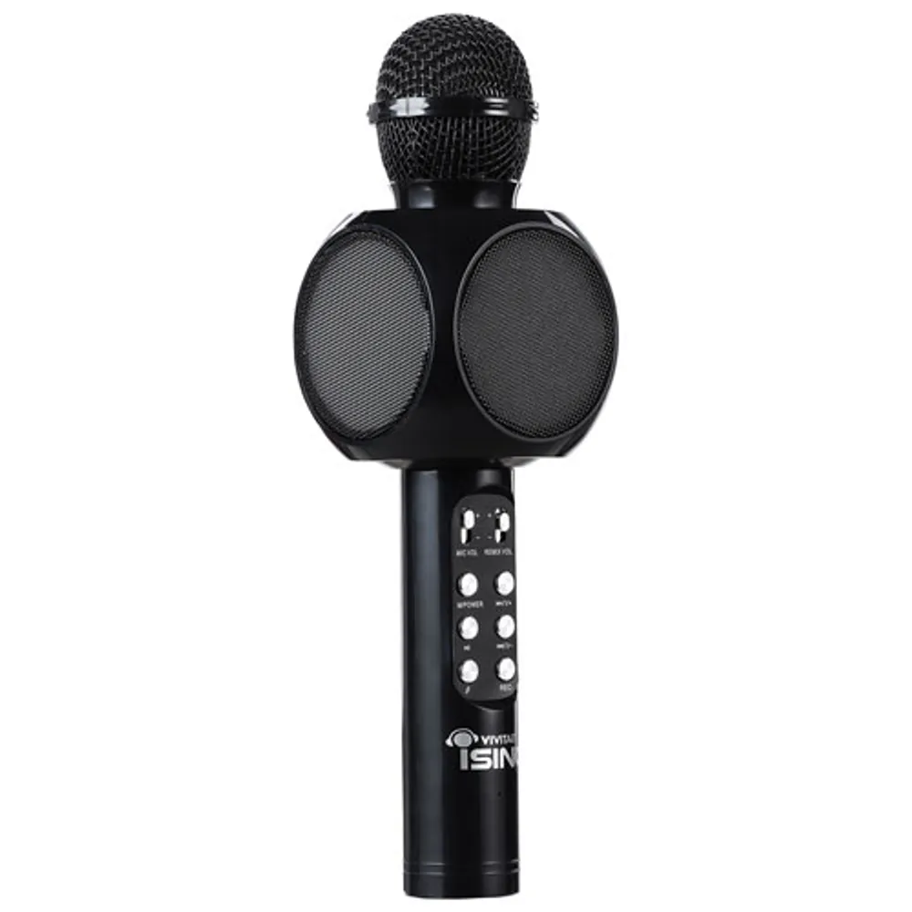 Ising Dual Wireless Karaoke Microphones with Built In Speaker