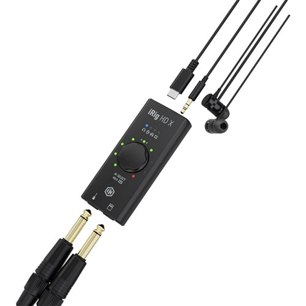 IK Multimedia iRig HD X Audio Interface for Guitar (iPhone