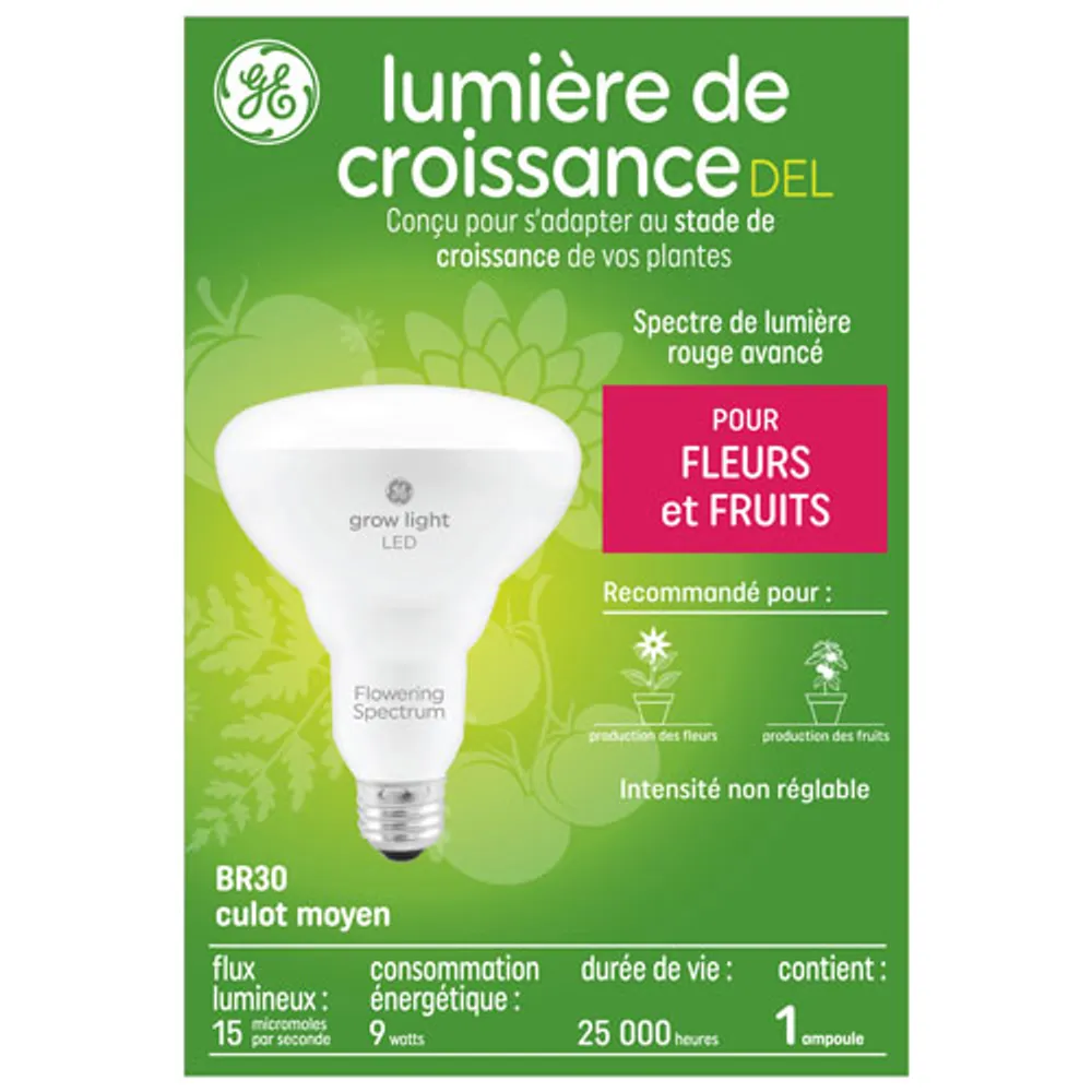 Ge grow light bulb top