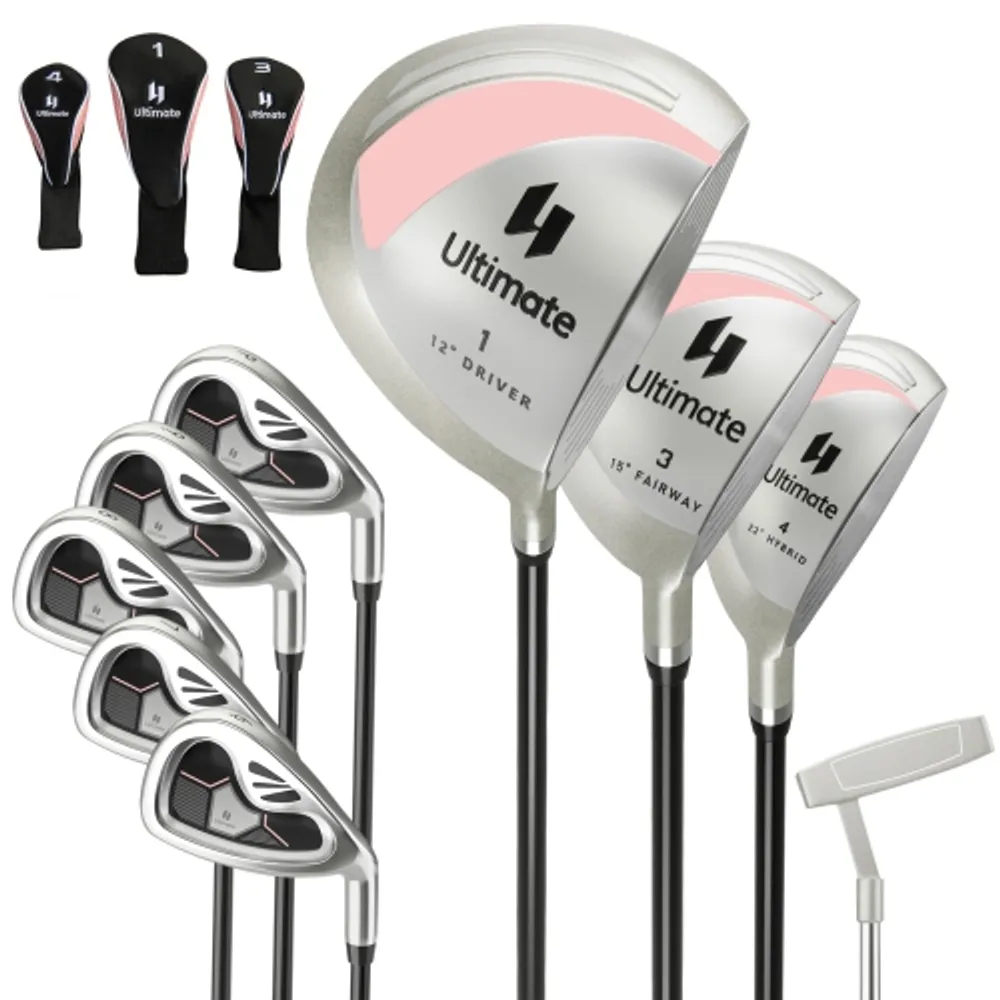 Costway Women's Complete Golf Club Set - 9 Pieces, Right Handed