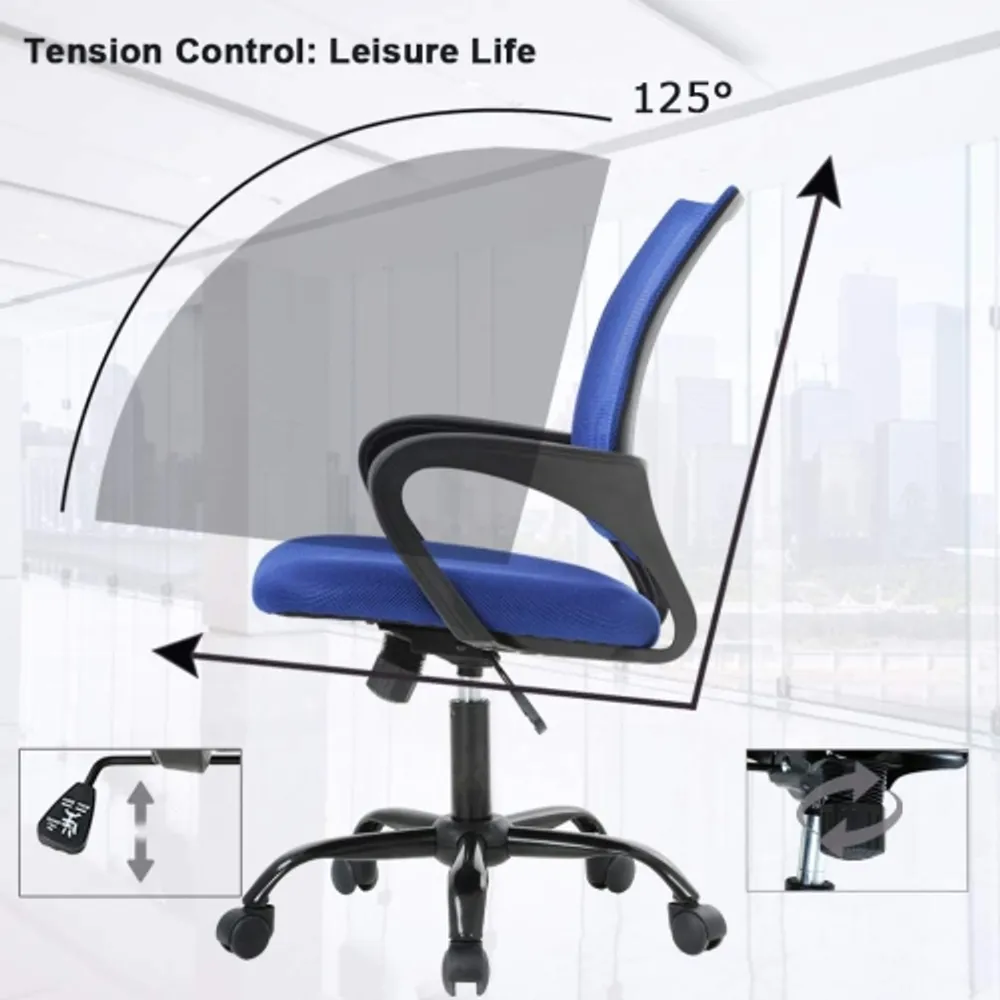 Office chair ergonomic cheap desk chair mesh computer chair lumbar support moder cheap