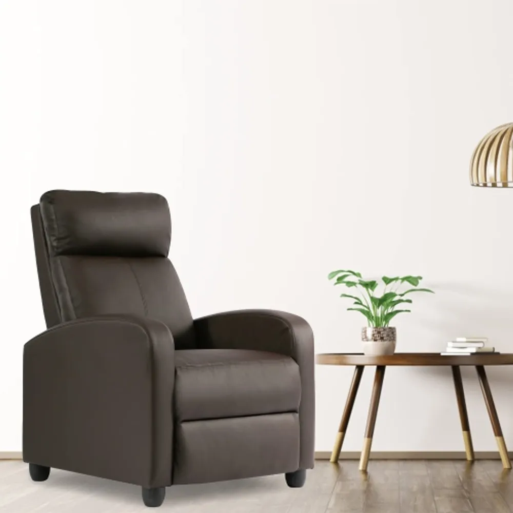 Fdw single sofa recliner chair reclining seat 2024 home theater seating living room