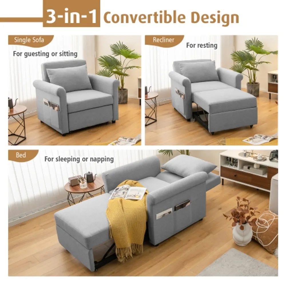Large single deals sofa bed